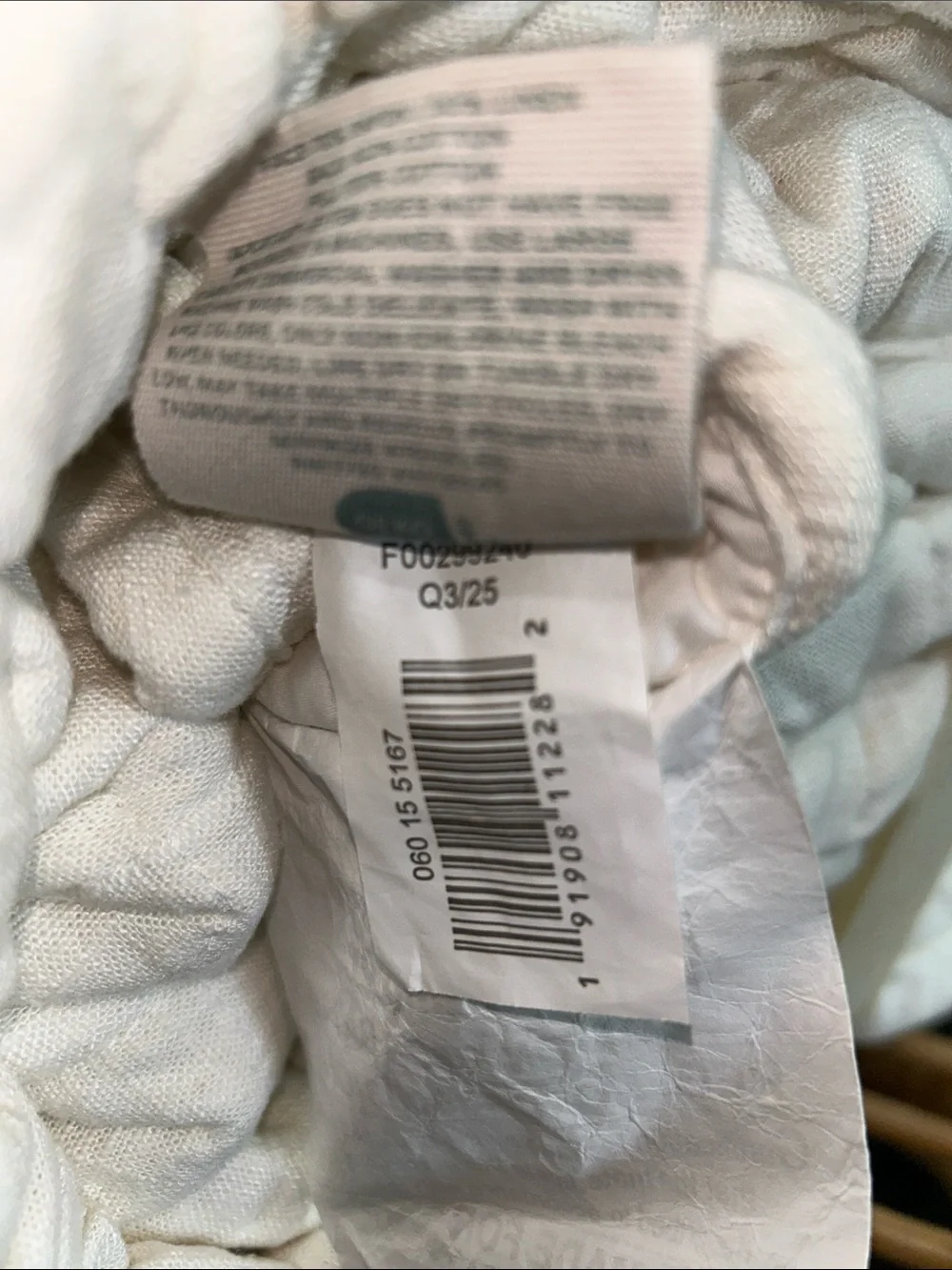 Casaluna King Heavyweight Linen Blend Quilt - White